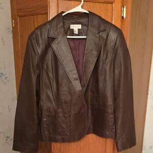 Worthington Dark Brown Leather Jacket
